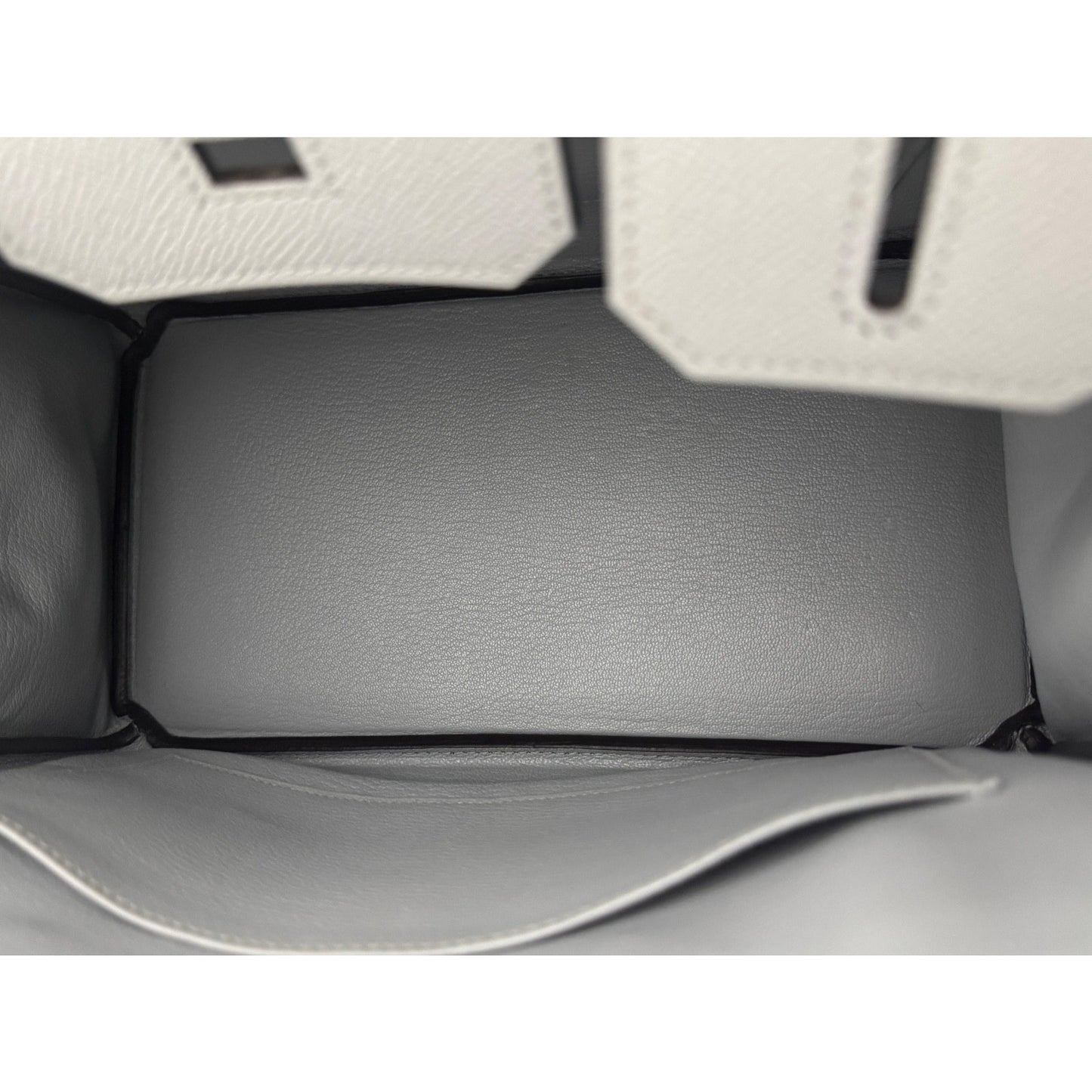 Hermes Birkin 30 Blue Glacier Gray Epsom Leather Gold Hardware RARE