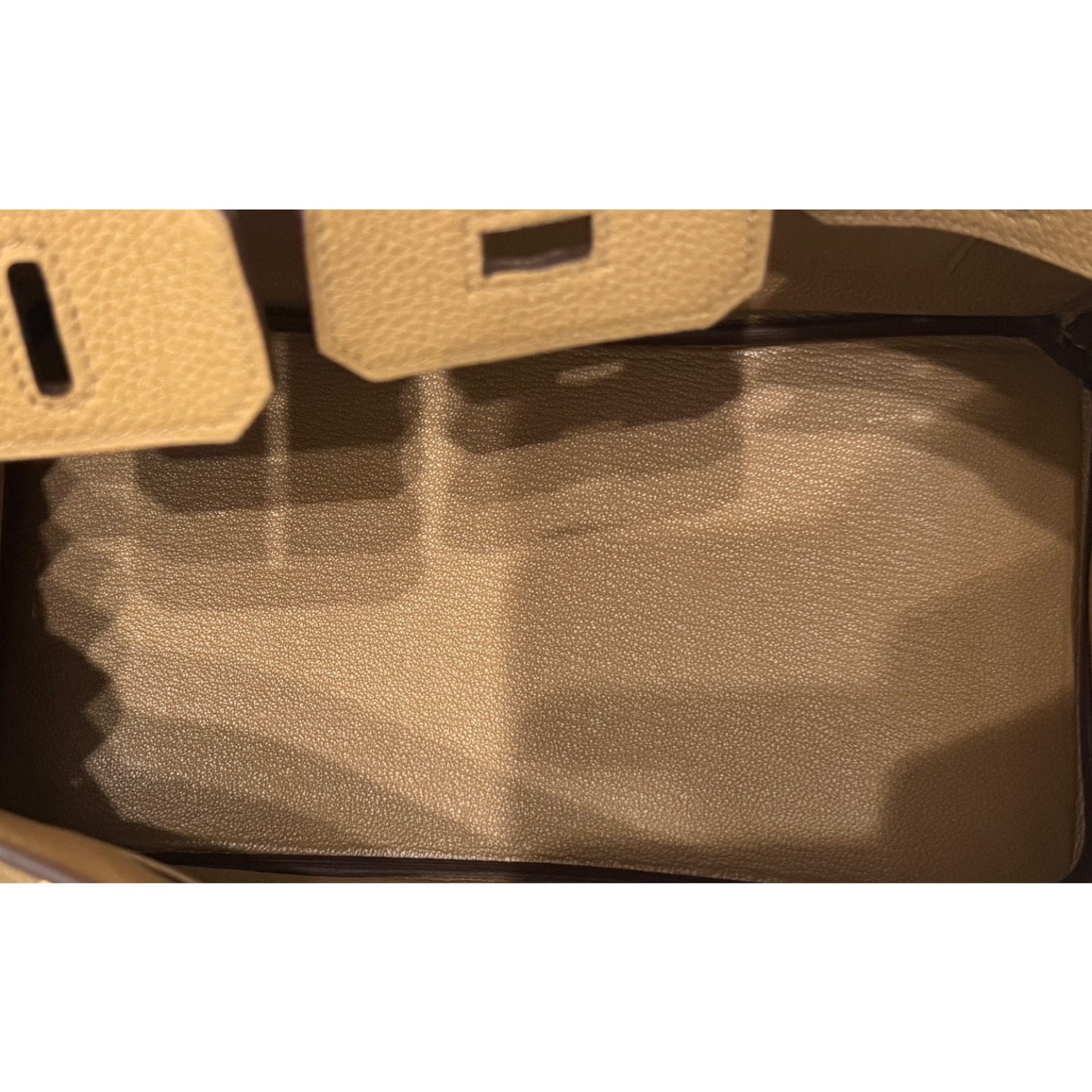 Hermes Birkin 25 Biscuit Tan Beige Togo Leather Gold Hardware NEW