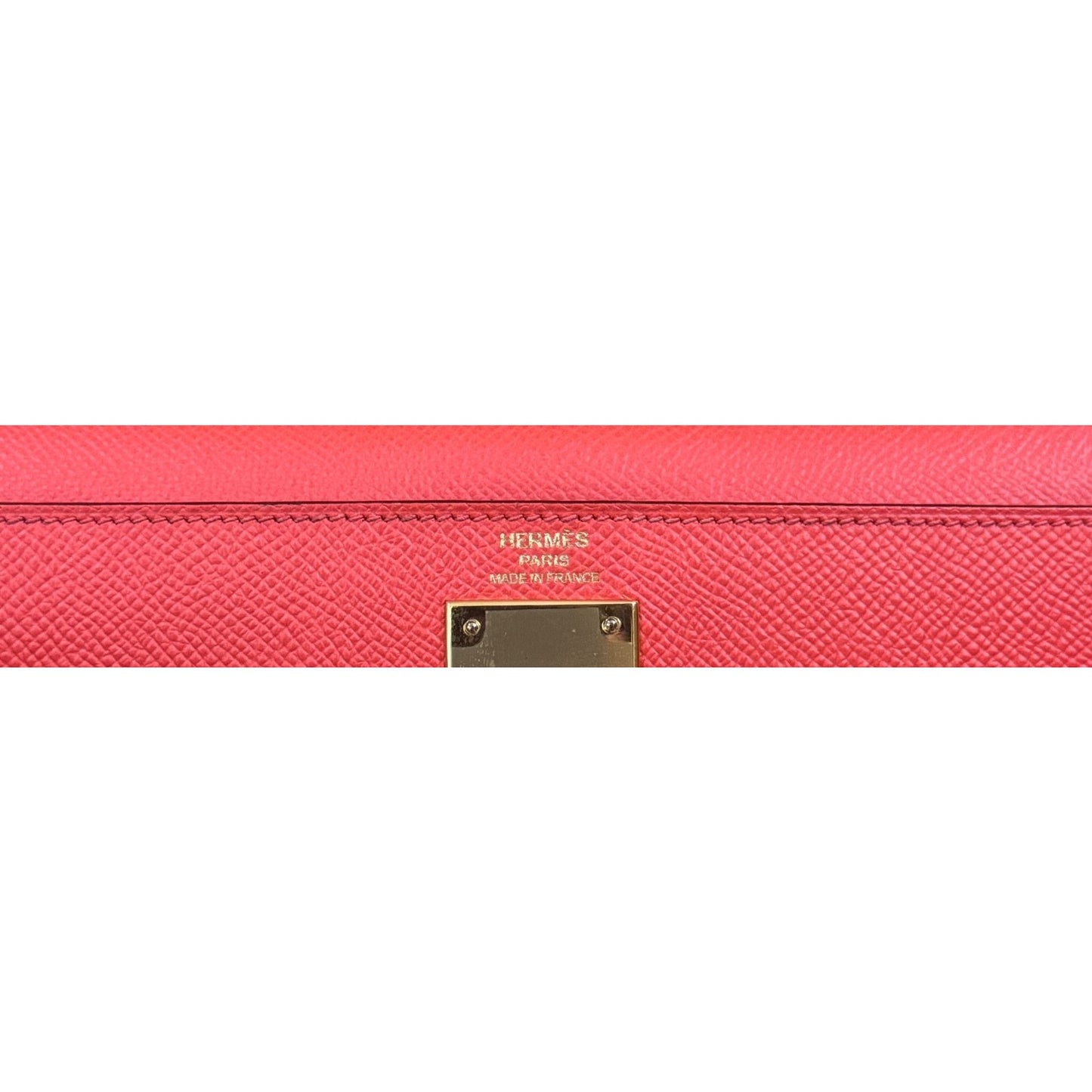 Hermes Kelly 28 Sellier Pink Rose Jaipur Epsom Leather Gold Hardware