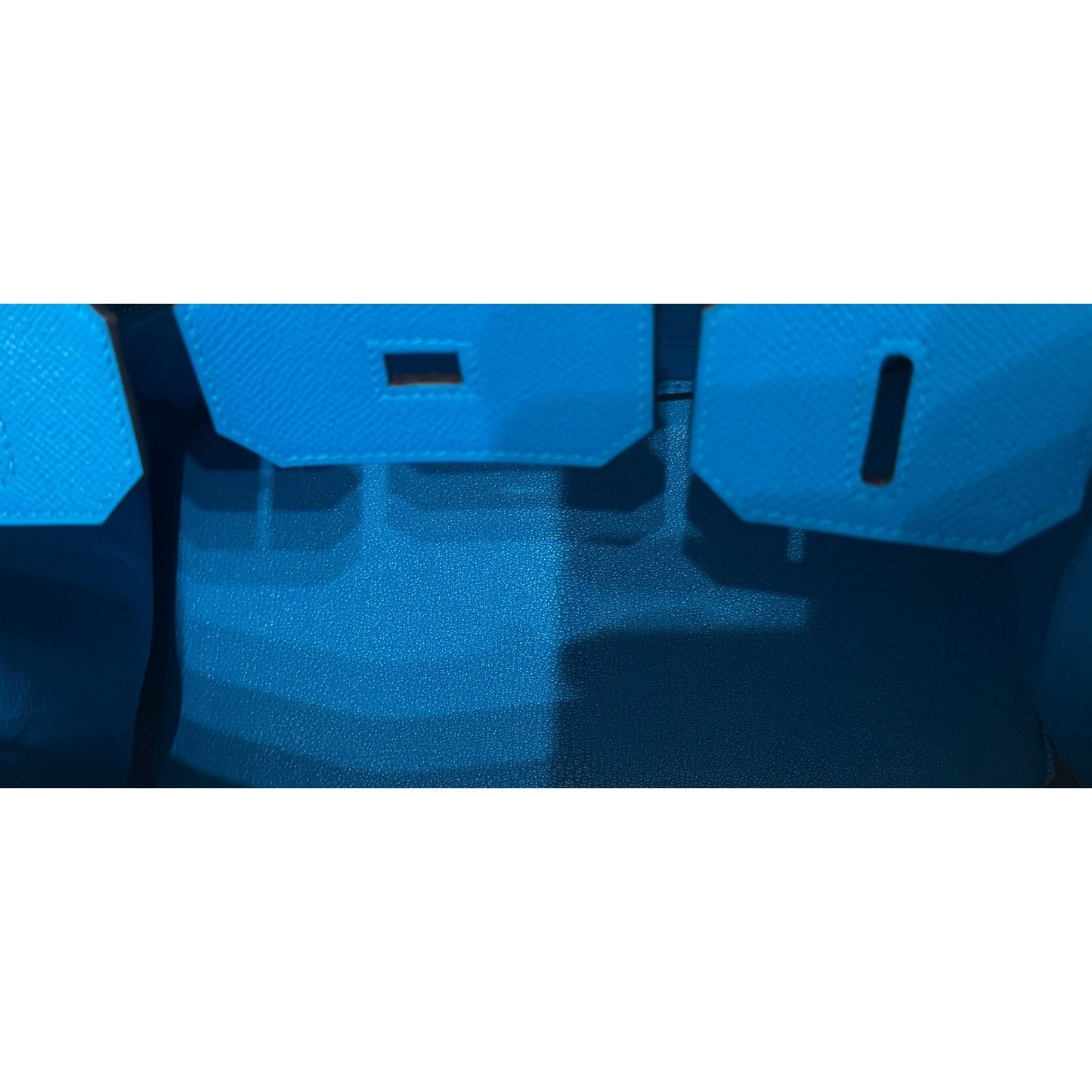 Hermes Birkin 30 Blue Zanzibar Bleu Epsom Leather Gold Hardware