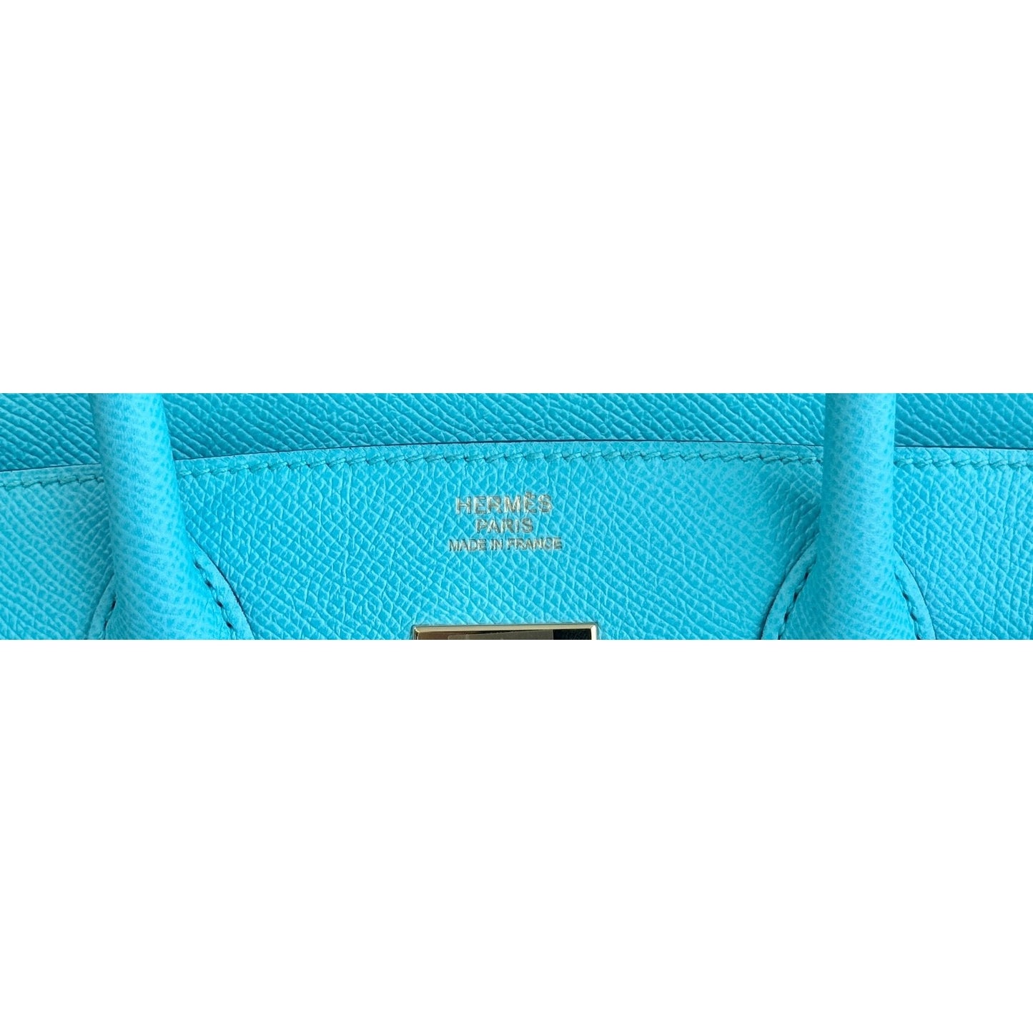 Hermes Birkin 30 Blue Atoll Epsom Leather Gold Hardware