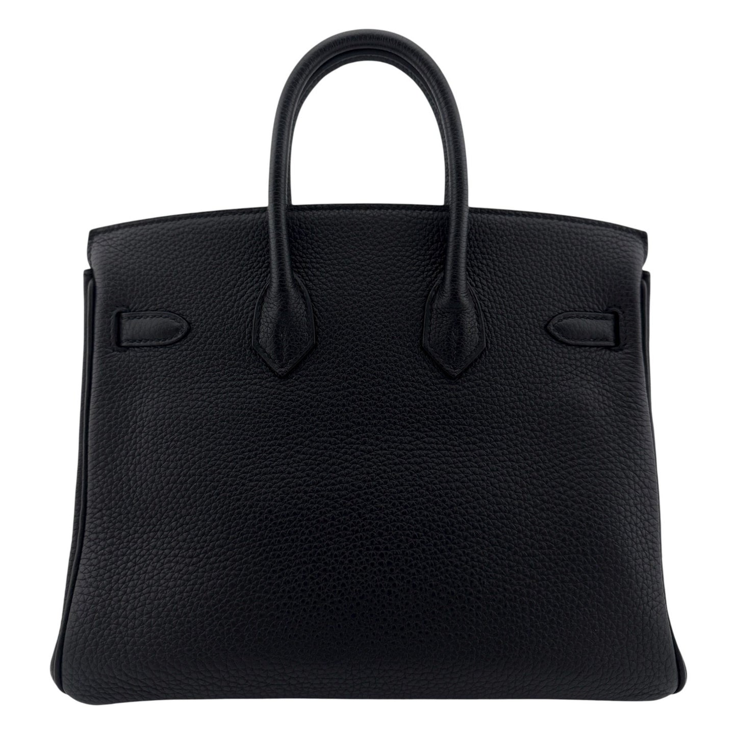 Hermes Birkin 25 Black Noir Togo Leather Gold Hardware Handbag