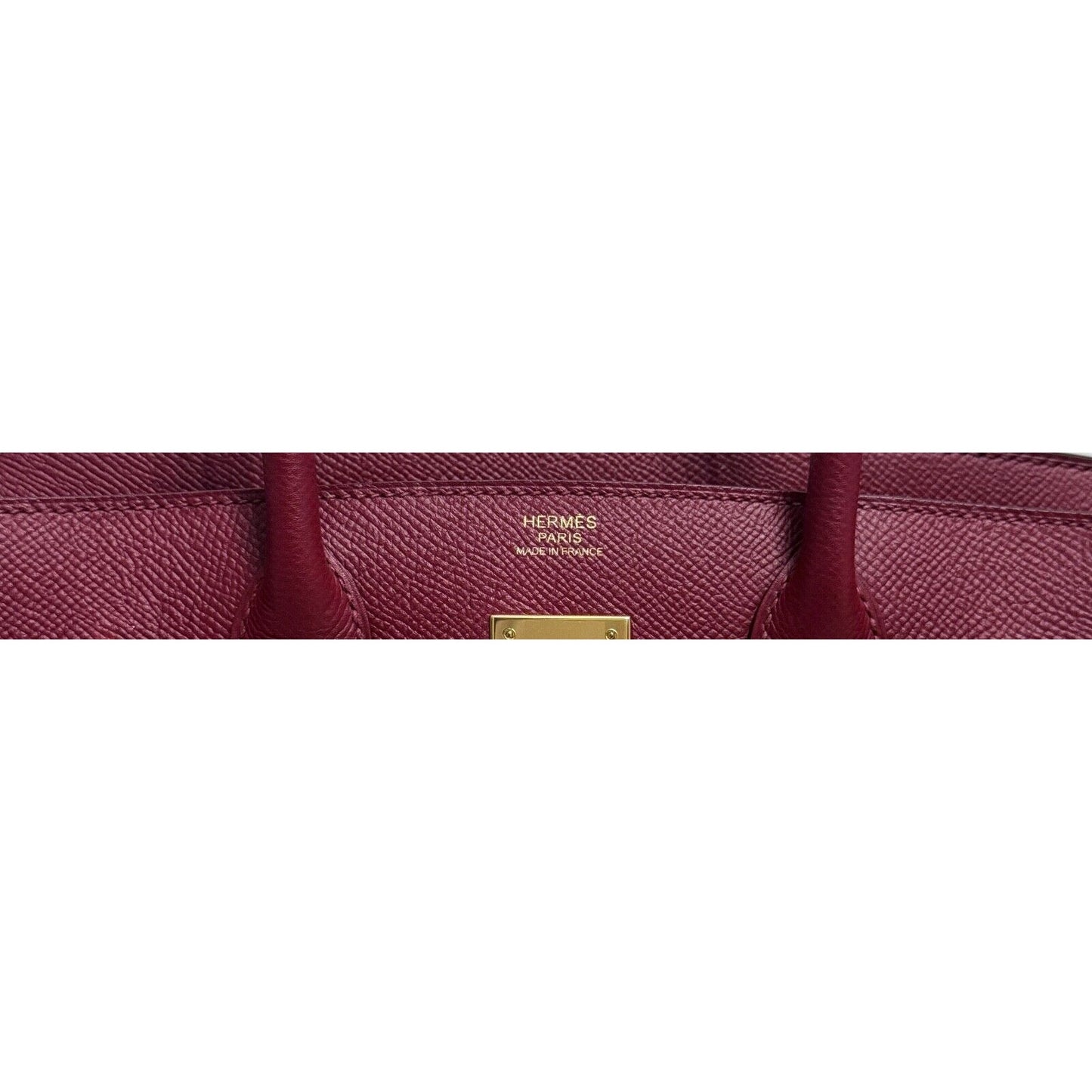 Hermes Birkin 30 Rouge Grenat Burgundy Red Epsom Leather Gold Hardware