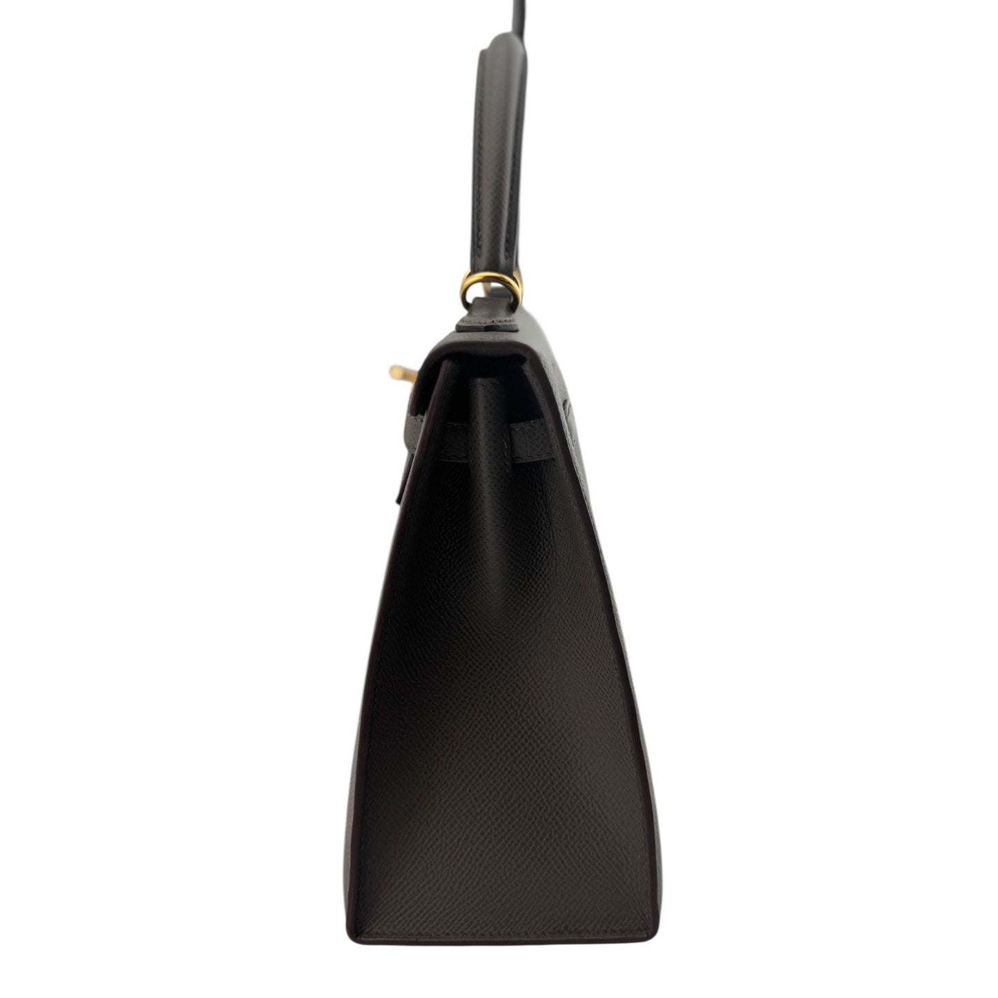 Hermes Kelly 25 Sellier Etain Gray Epsom Leather Gold Hardware