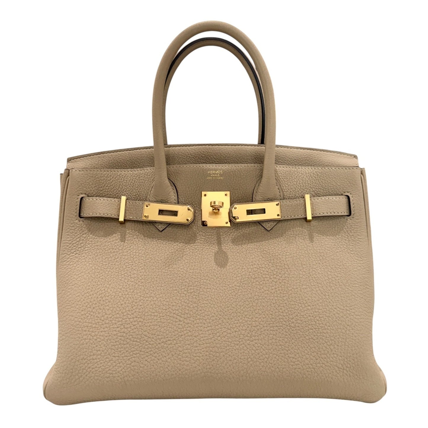 Hermes Birkin 30 Trench Beige Togo Leather Gold Hardware
