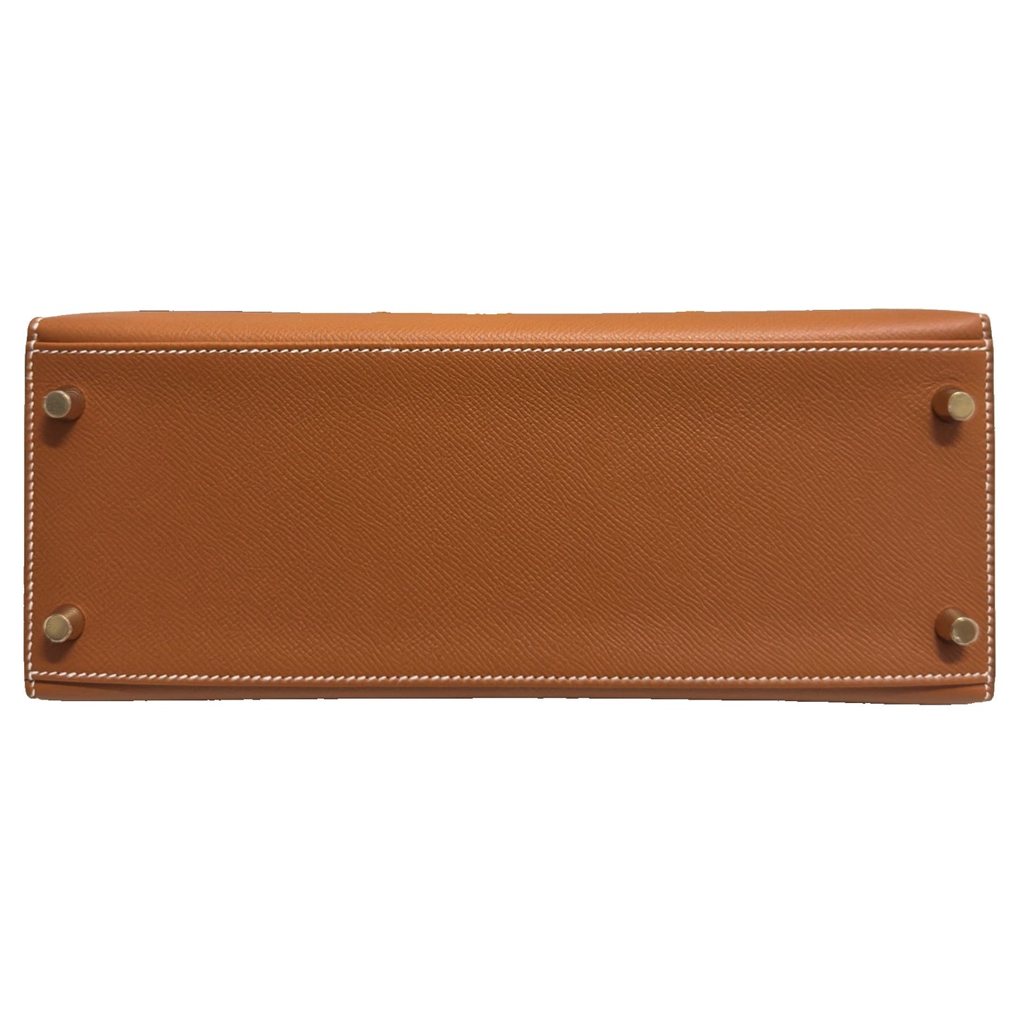 Hermes Kelly 28 Sellier Gold Tan Epsom Leather Gold Hardware RARE
