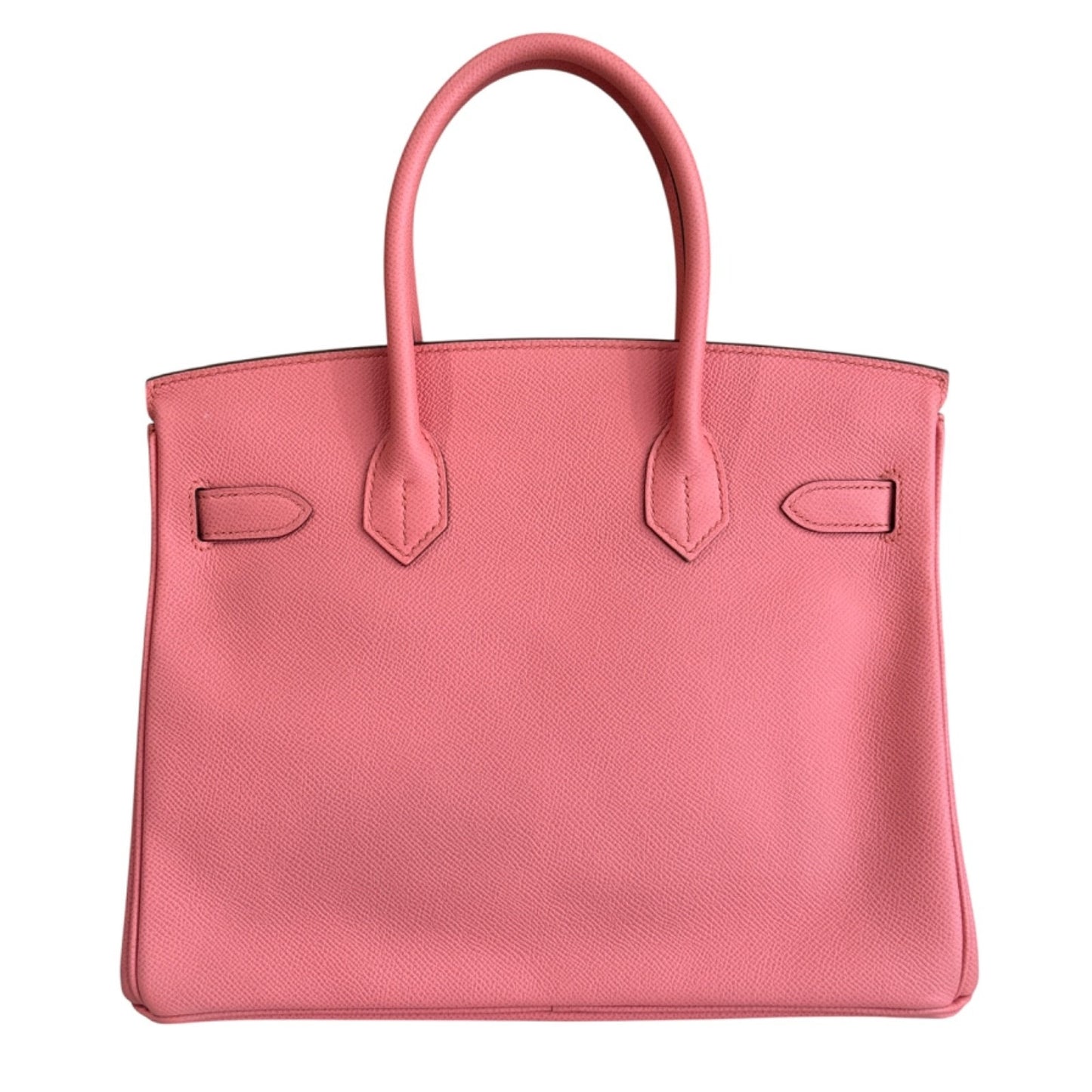 Hermes Birkin 30 Flamingo Pink Epsom Leather Gold Hardware Handbag RARE