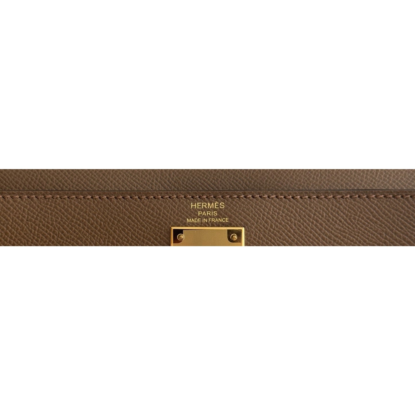 Hermes Kelly 28 Sellier Alezan Brown Tan Epsom Leather Gold Hardware RARE