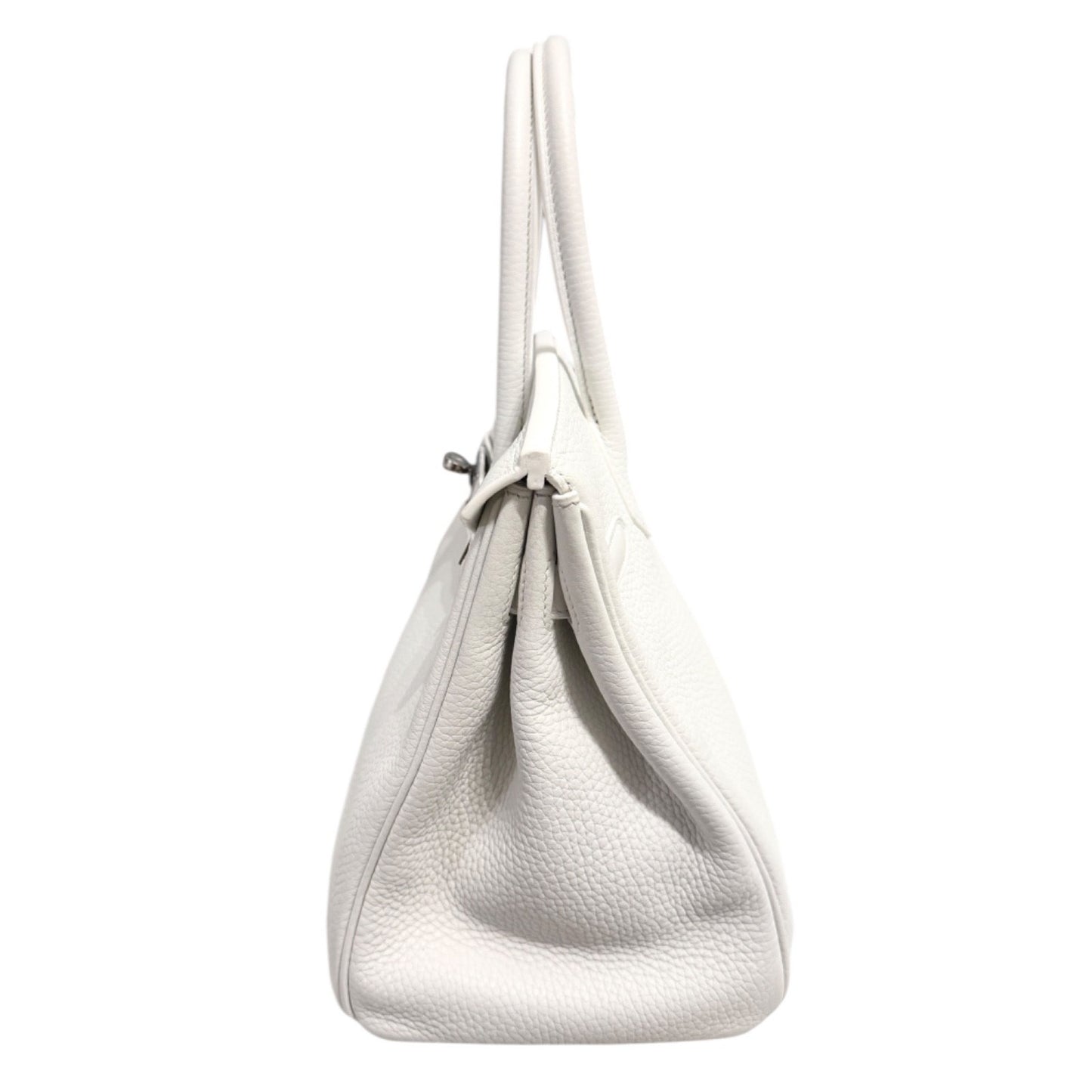 Hermes Birkin 30 White Blanc Togo Leather Palladium Hardware