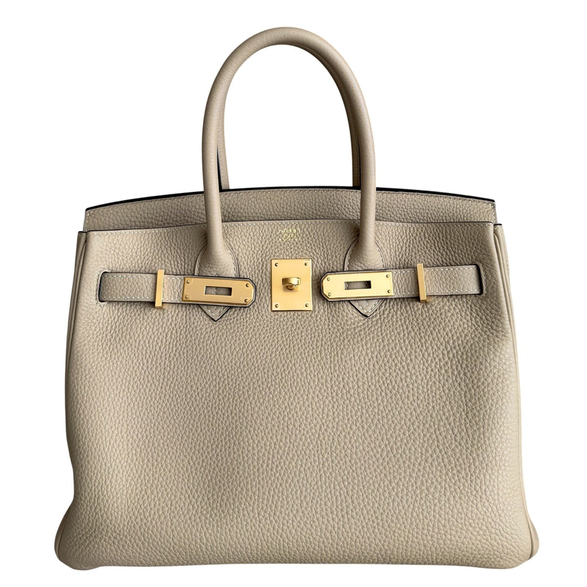 Hermes Birkin 30 Trench beige Togo Leather Gold Hardware Handbag