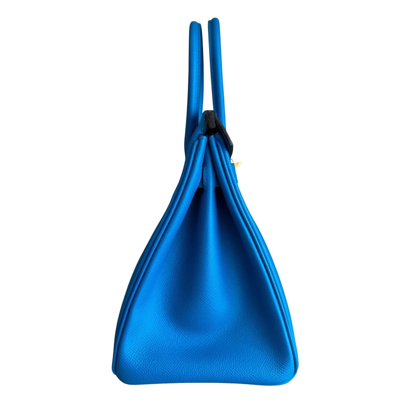 Hermes Birkin 30 Blue Frida Epsom Leather Gold Hardware