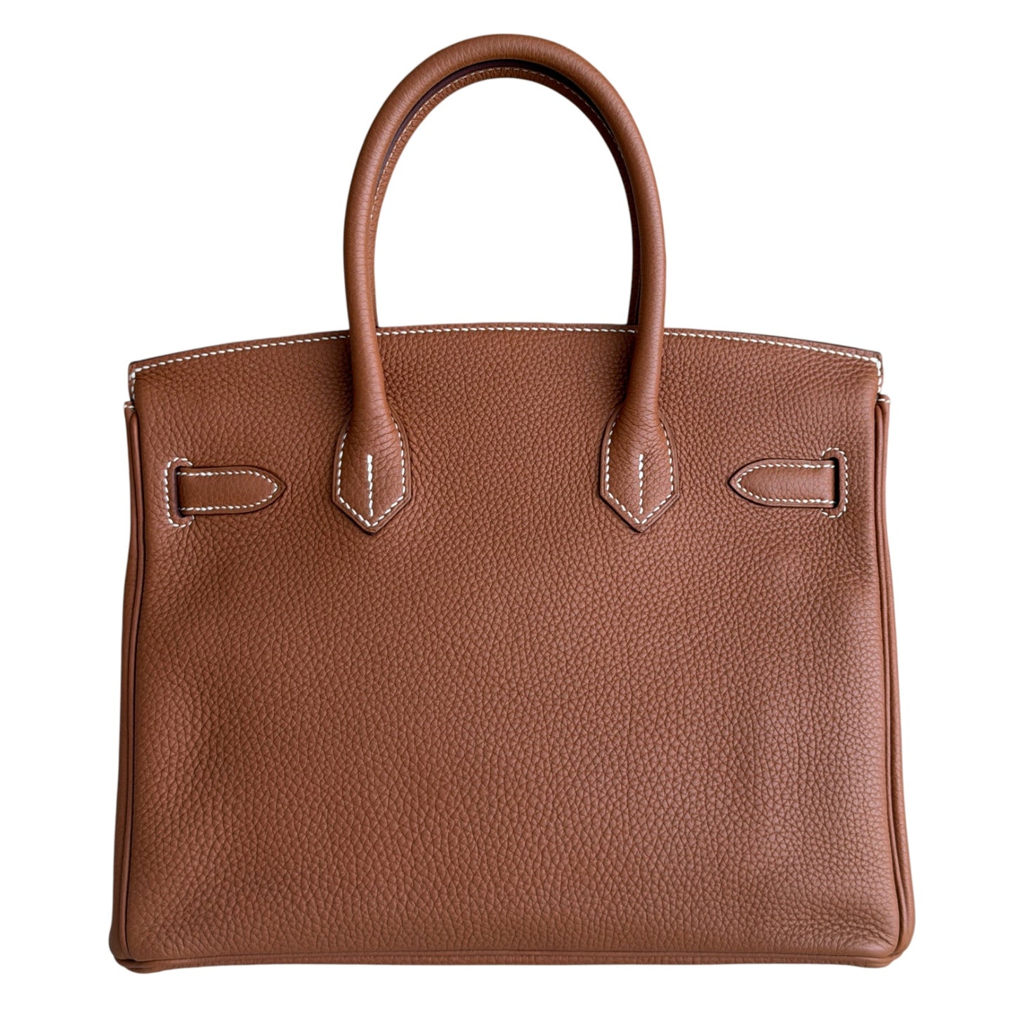 Hermes Birkin 30 Gold Tan Togo Leather Palladium Hardware