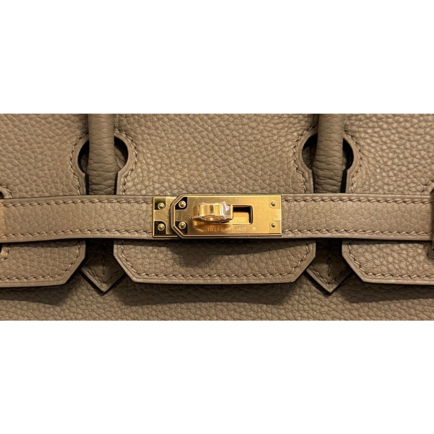 Hermes Birkin 25 Beige Marfa Tan Togo Leather Gold Hardware 2023 Handbag