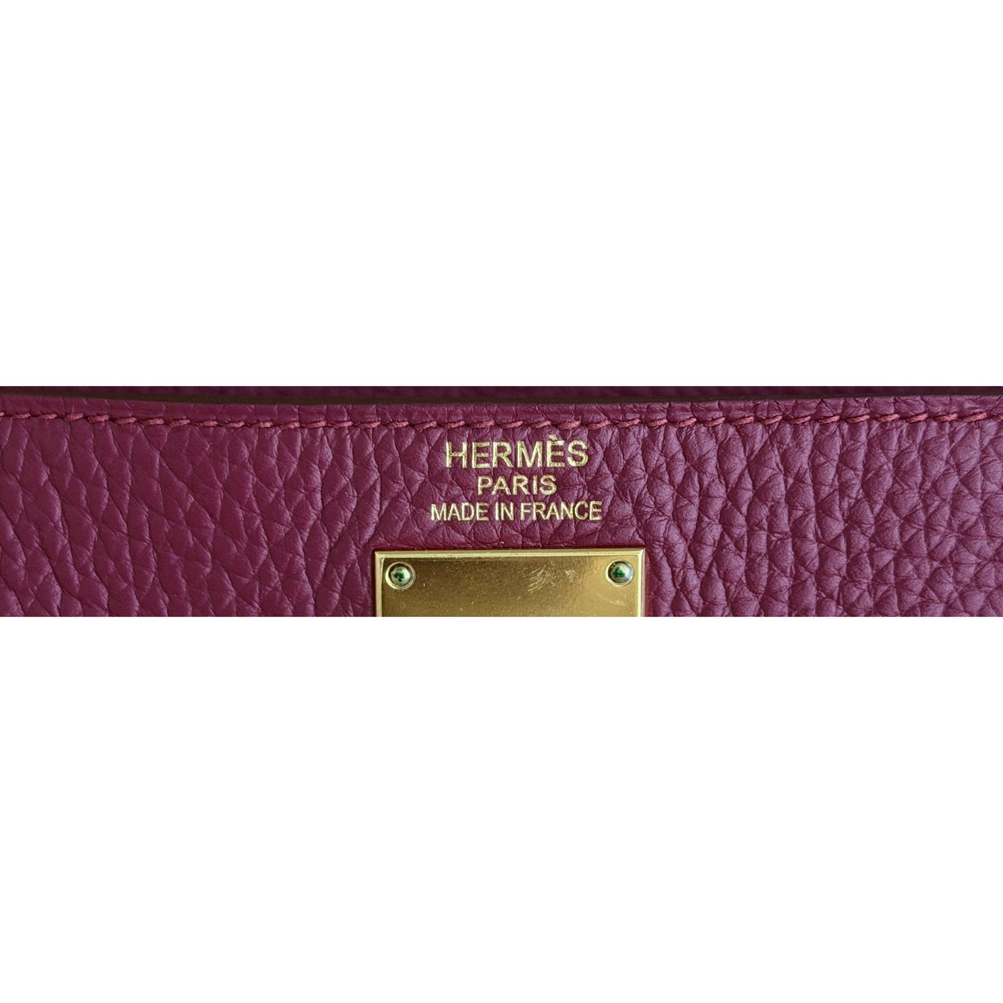 Hermes Birkin Shoulder JPG 42 Fringe Ruby Red Leather Gold Hardware RARE