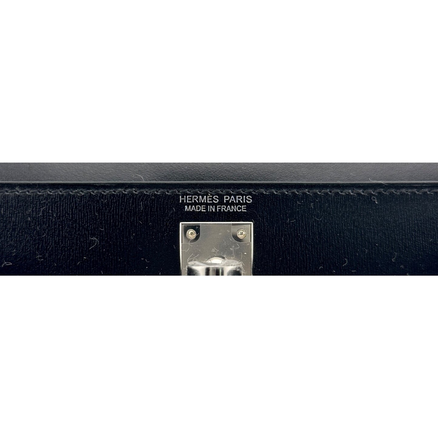 Hermes Kelly Mini 20 Black Noir Leather Palladium Hardware RARE 2025