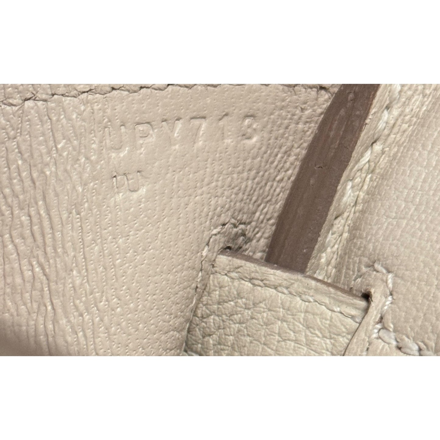 Hermes Birkin 25 Craie White Beige Togo Leather Gold Hardware Handbag