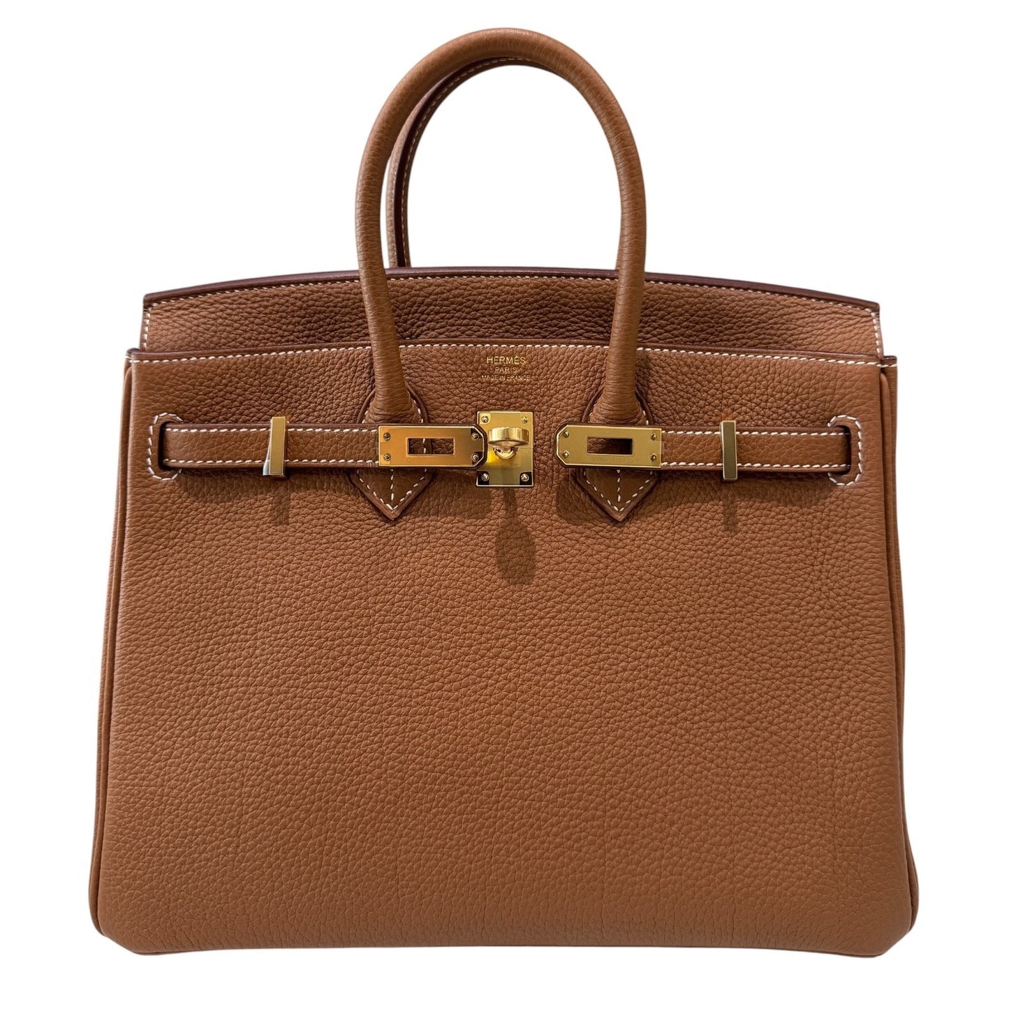 Hermes Birkin 25 Gold Tan Togo Leather Gold Hardware