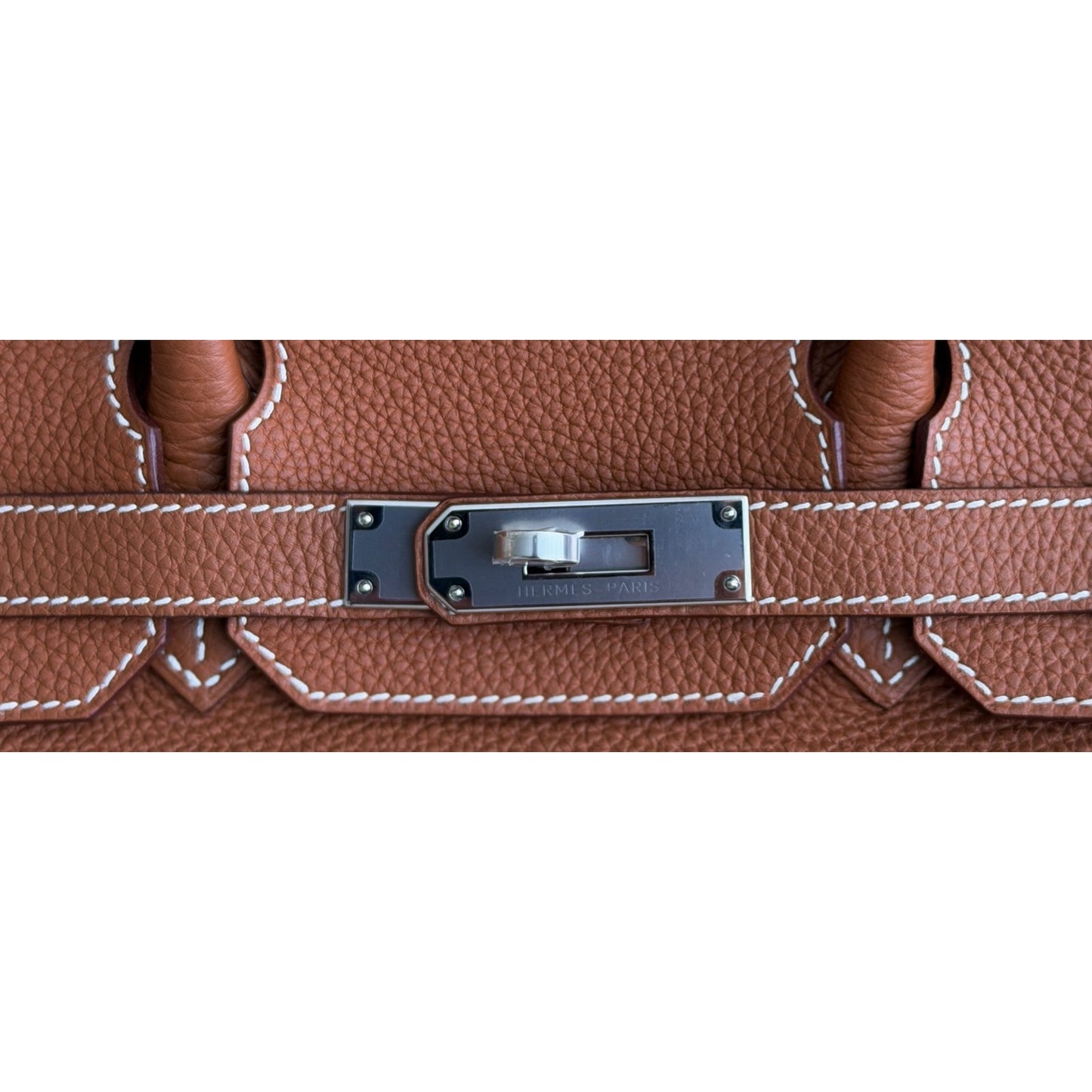 Hermes Birkin 30 Gold Tan Togo Leather Palladium Hardware