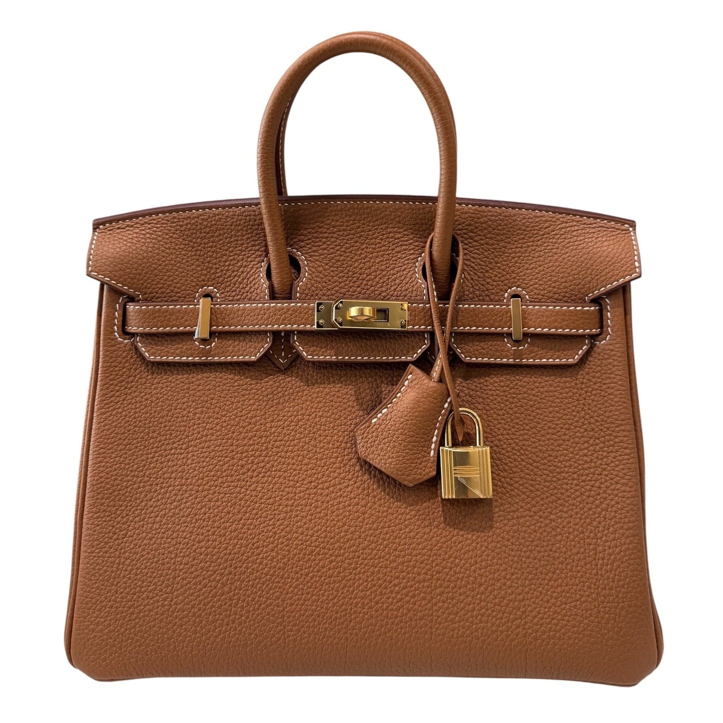 Hermes Birkin 25 Gold Tan Togo Leather Gold Hardware
