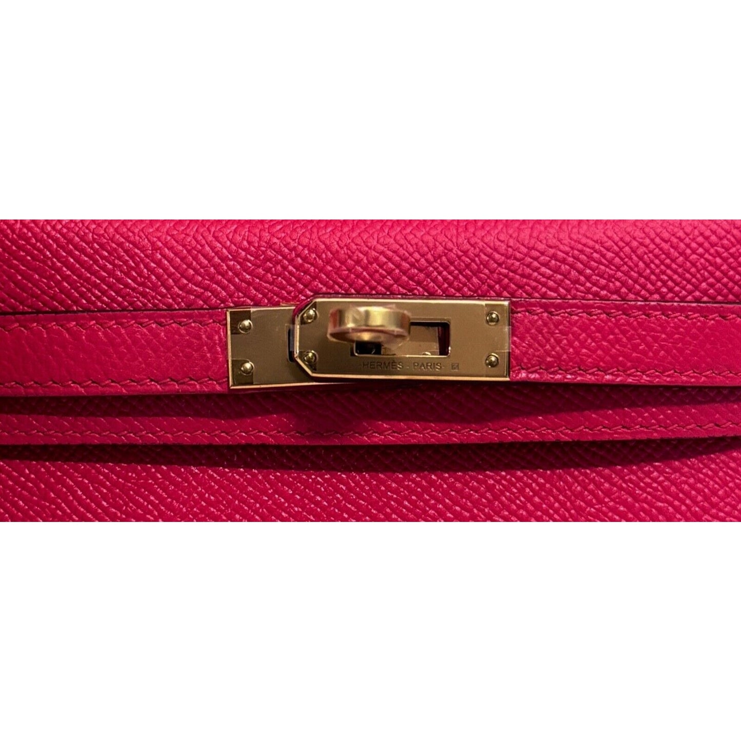 Hermes Kelly Mini 20 Rose Extreme Pink Epsom Leather Gold Hardware