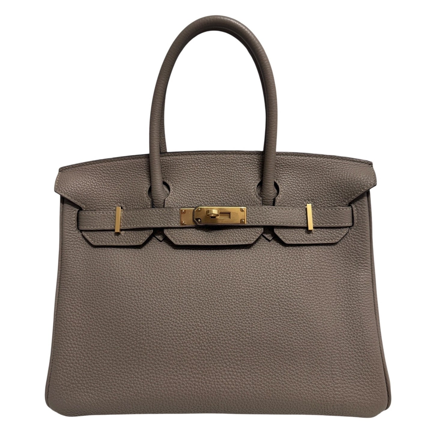 Hermes Birkin 30 Gris Asphalt Gray Togo Leather Gold Hardware