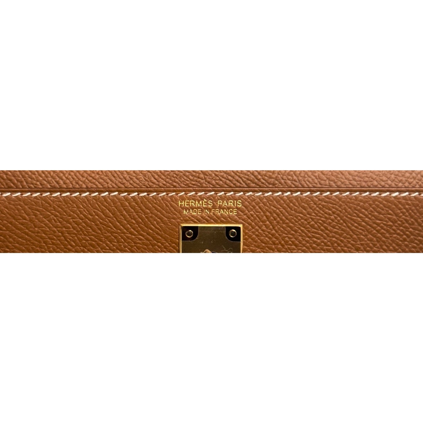 Hermes Kelly Mini 20 Gold Tan Epsom Leather Gold Hardware