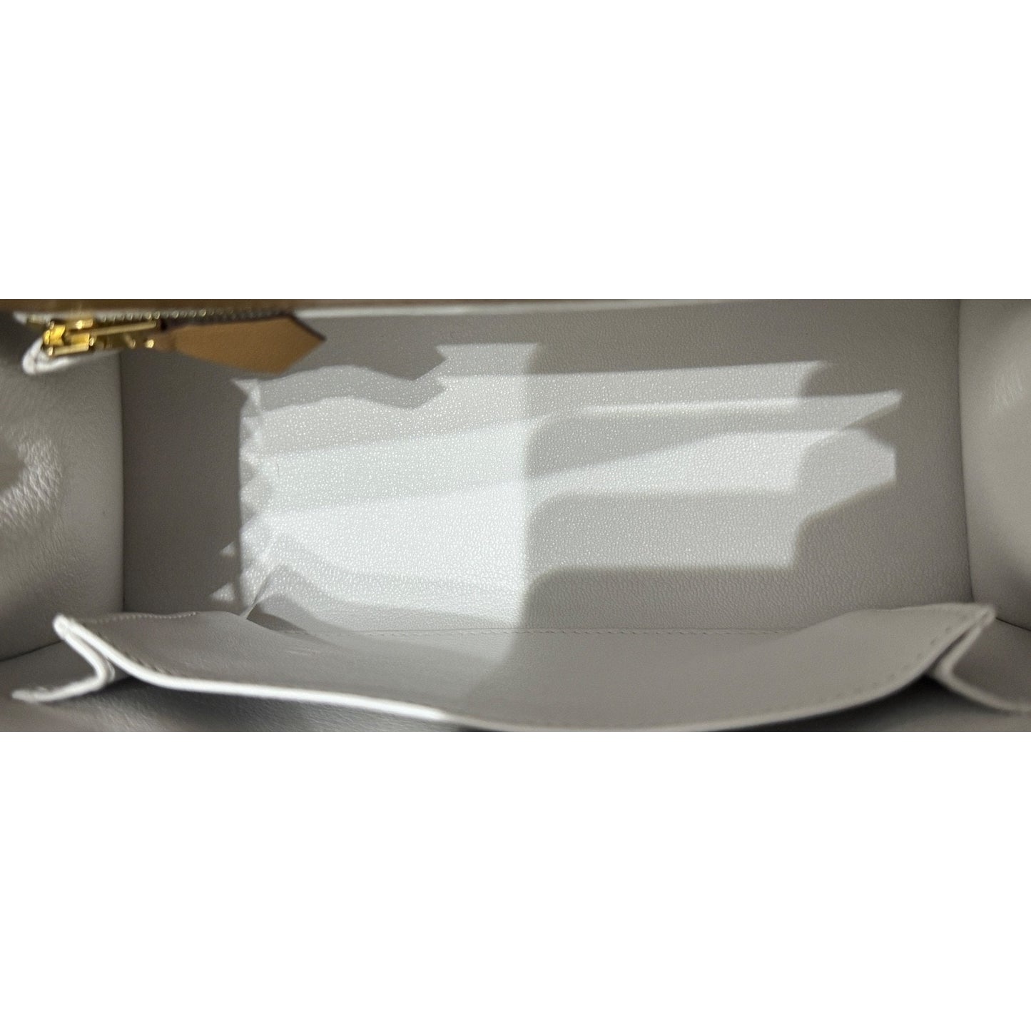 Hermes Kelly 25 Sellier Verso Biscuit & Mushroom Madame Leather Gold Hardware