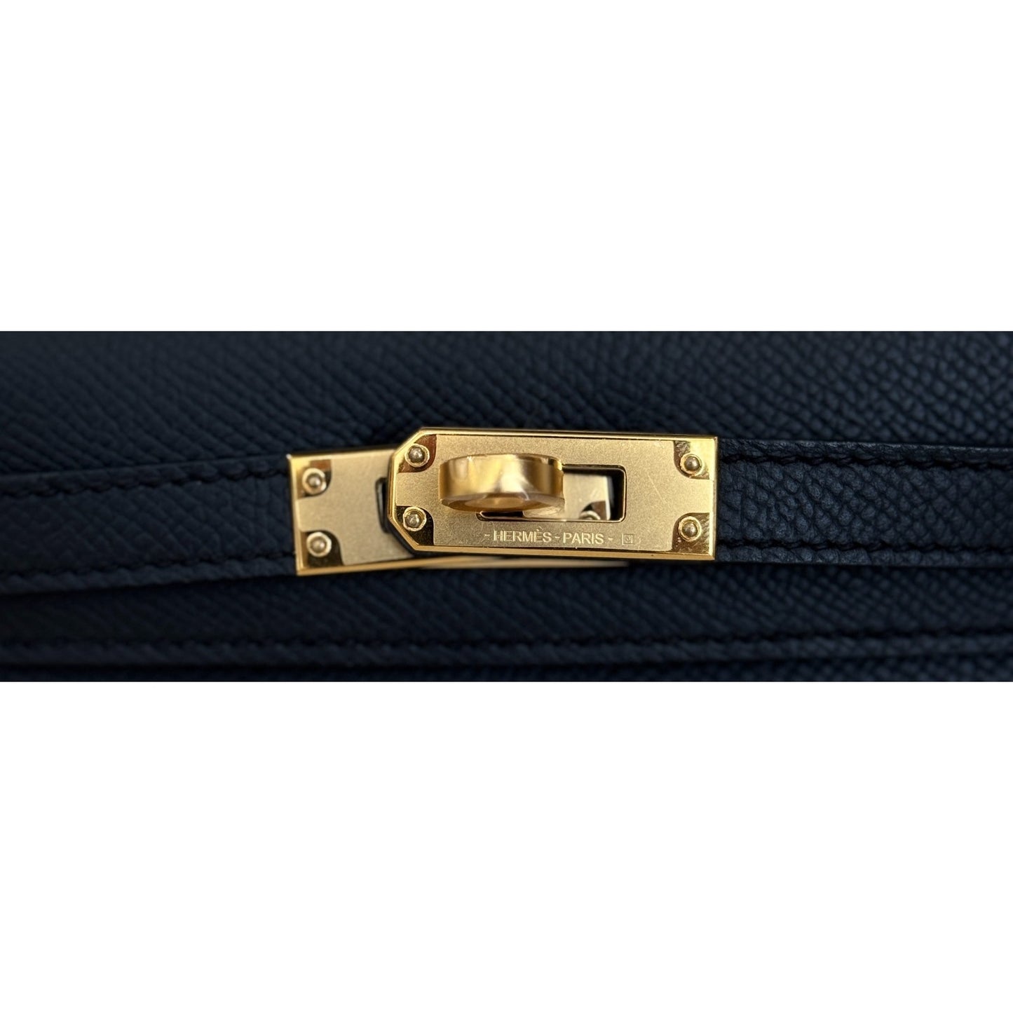 Hermes Kelly Mini 20 Black Noir Epsom Leather Gold Hardware