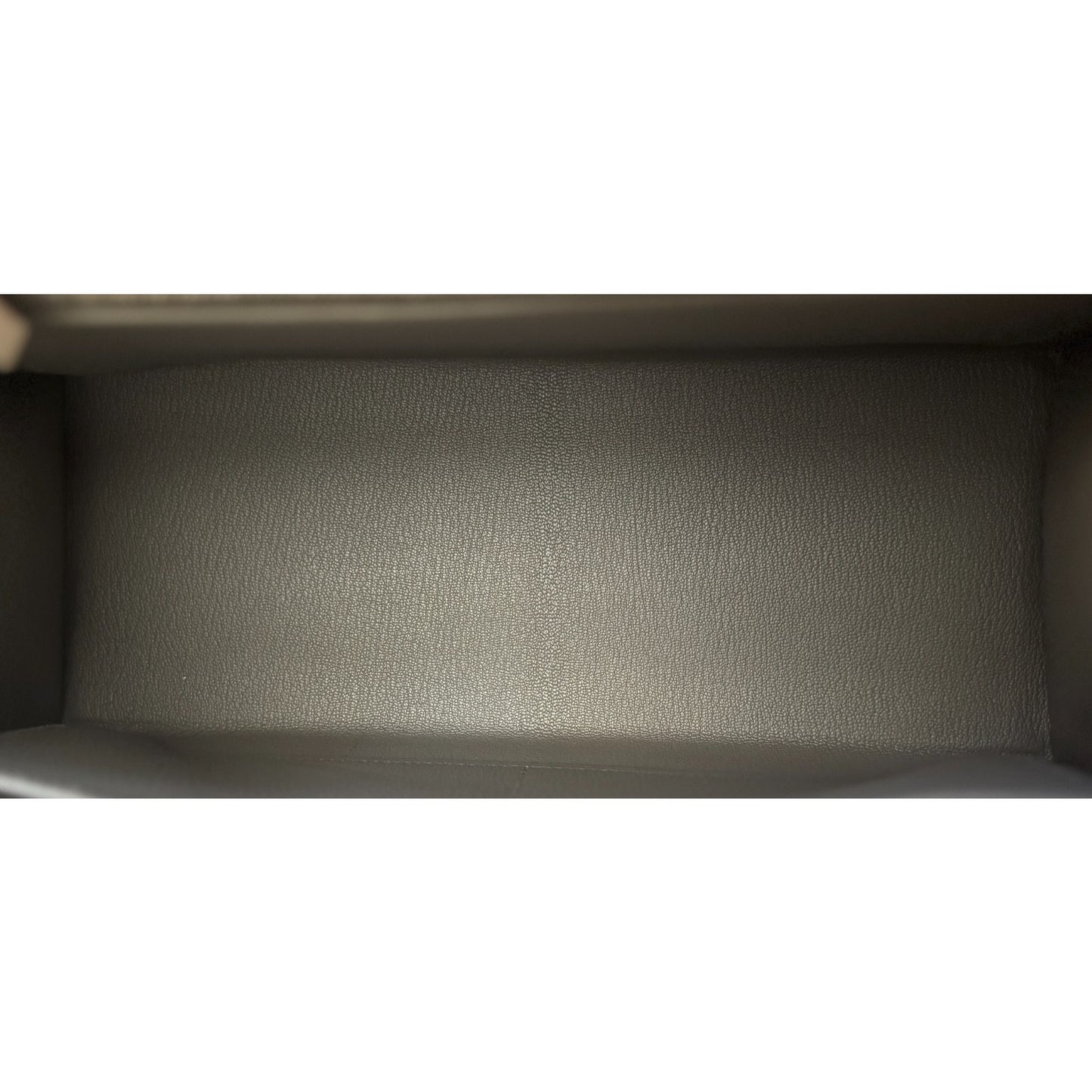 Hermes Kelly 28 Sellier Etain Gray Epsom Leather Palladium Hardware RARE