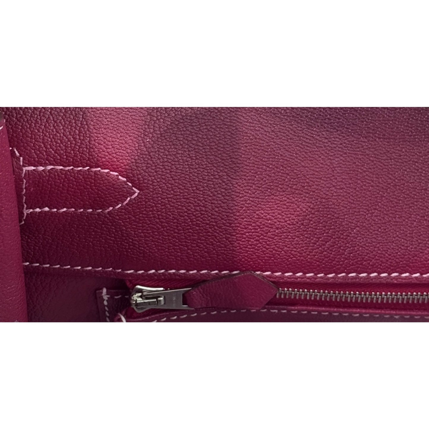 Hermes Birkin 35 Rose Tyrien Pink Epsom Leather Palladium Hardware RARE