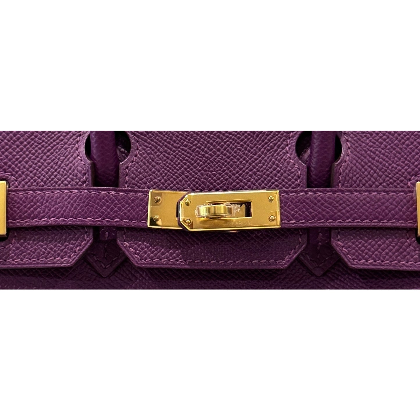Hermes Birkin 25 Anemone Purple Epsom Leather Gold Hardware RARE