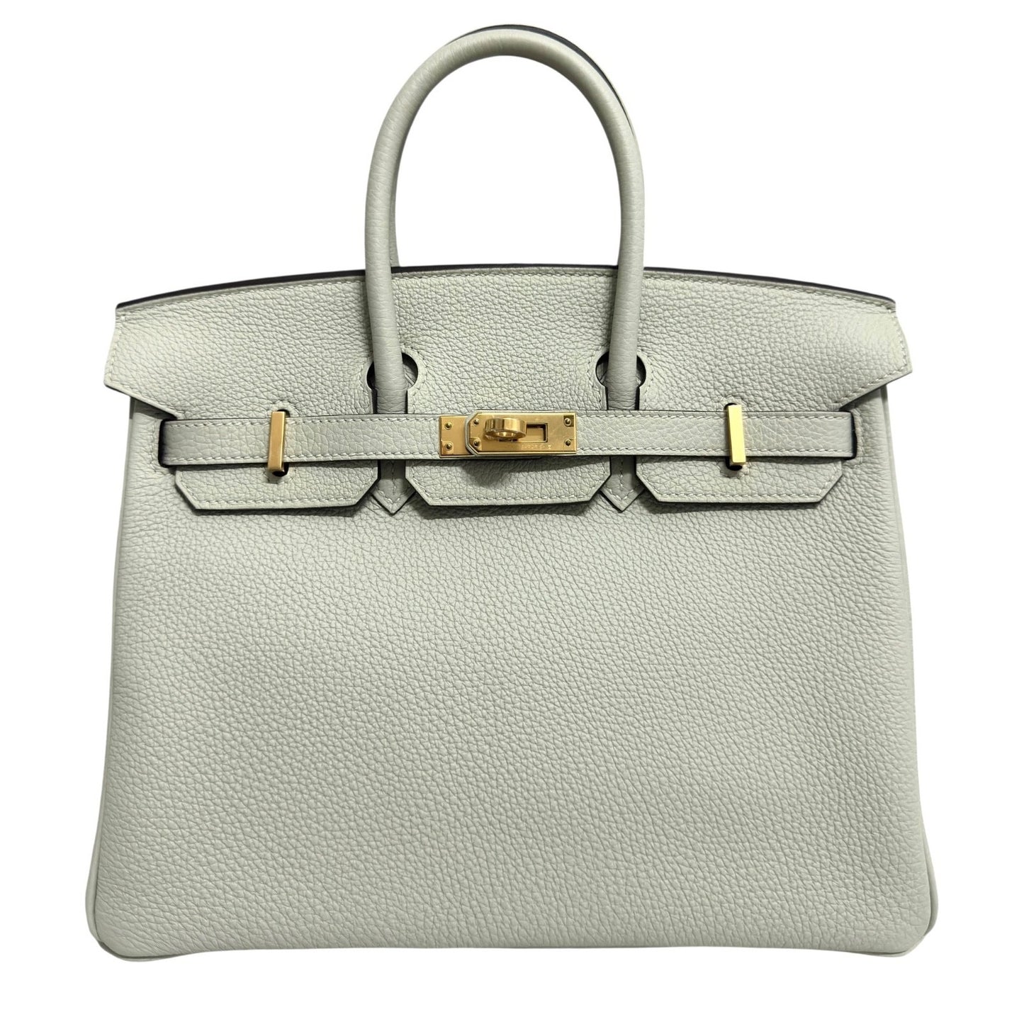 Hermes Birkin 25 Gris Neve Gray Togo Leather Gold Hardware