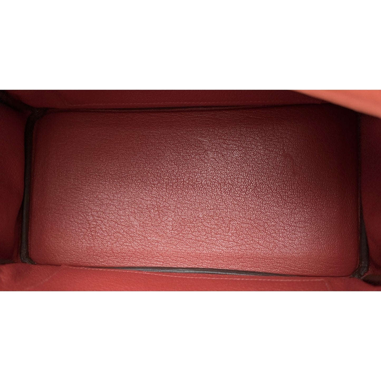 Hermes Birkin 25 Verso Feu Orange Cuivre Togo Leather Palladium Hardware RARE