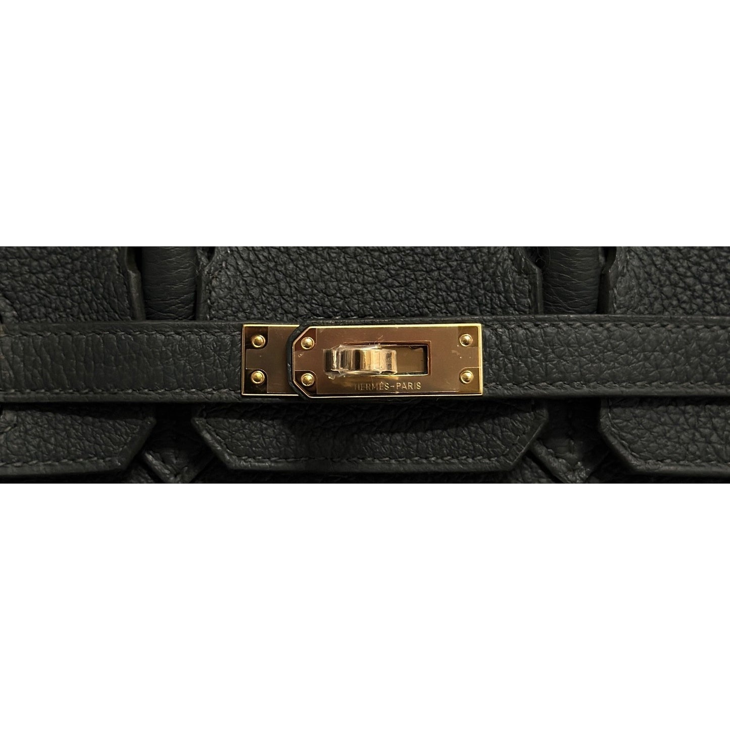 Hermes Birkin 25 Vert Mangrove Dark Green Togo Leather Permabrass Hardware NEW