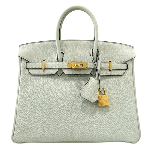 Hermes Birkin 25 Gris Neve Gray Togo Leather Gold Hardware