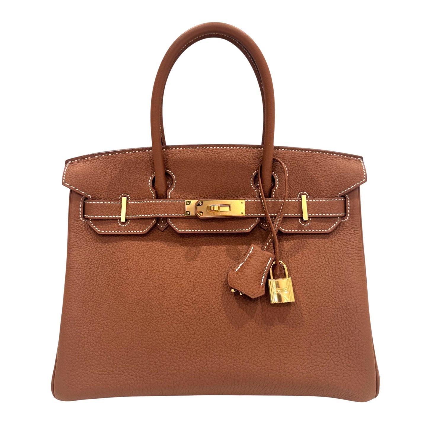 Hermes Birkin 30 Gold Tan Togo Leather Gold Hardware RARE