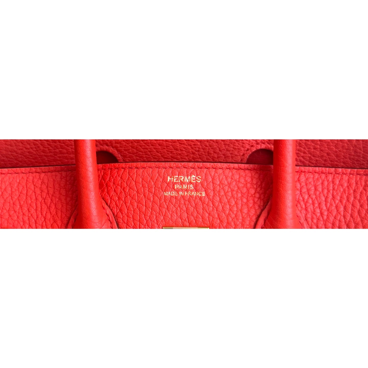 Hermes Birkin 25 Poppy Orange Togo Leather Gold Hardware