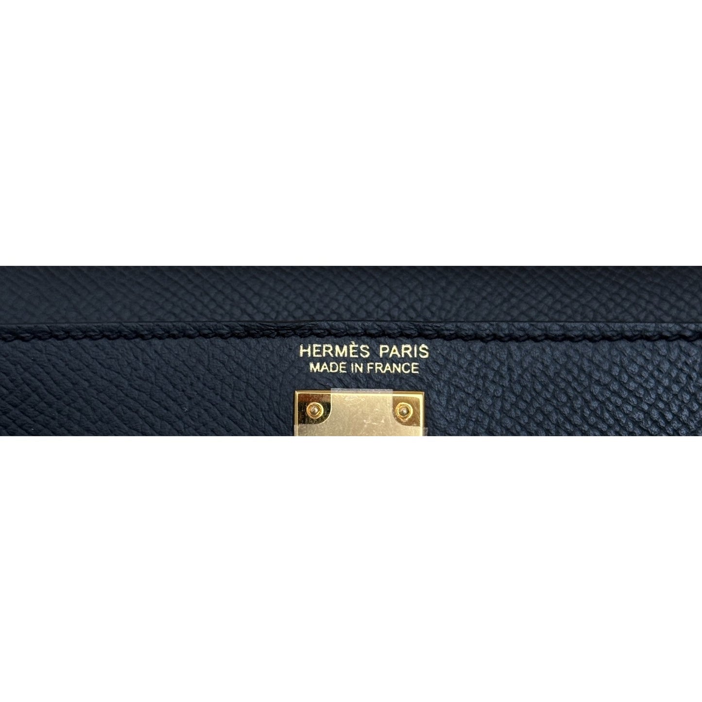 Hermes Kelly Mini 20 Black Noir Epsom Leather Gold Hardware