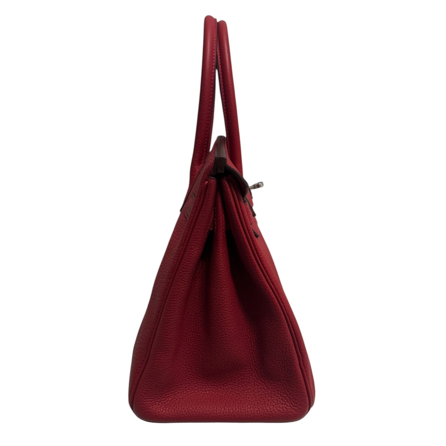 Hermes Birkin 30 Verso Rouge Casaque & Rouge H Togo Leather Palladium Hardware