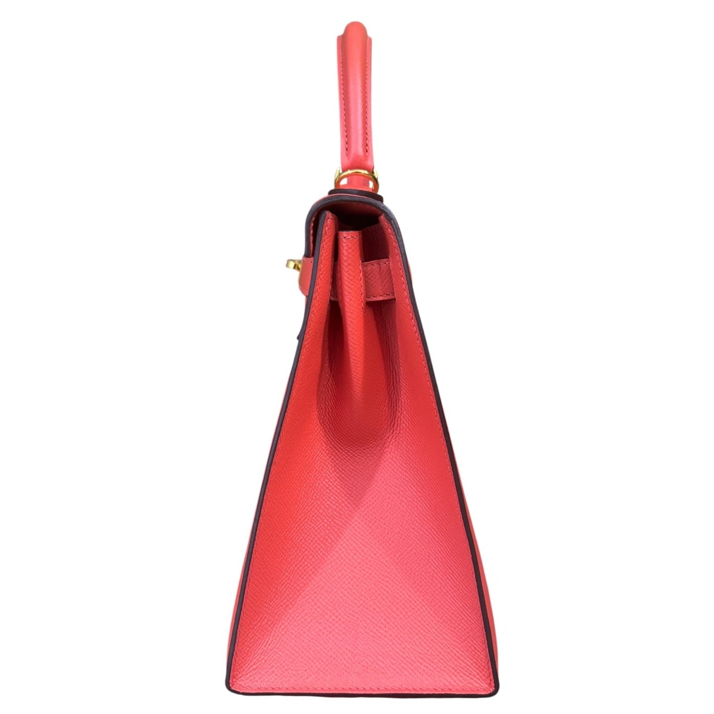 Hermes Kelly 28 Sellier Pink Rose Jaipur Epsom Leather Gold Hardware