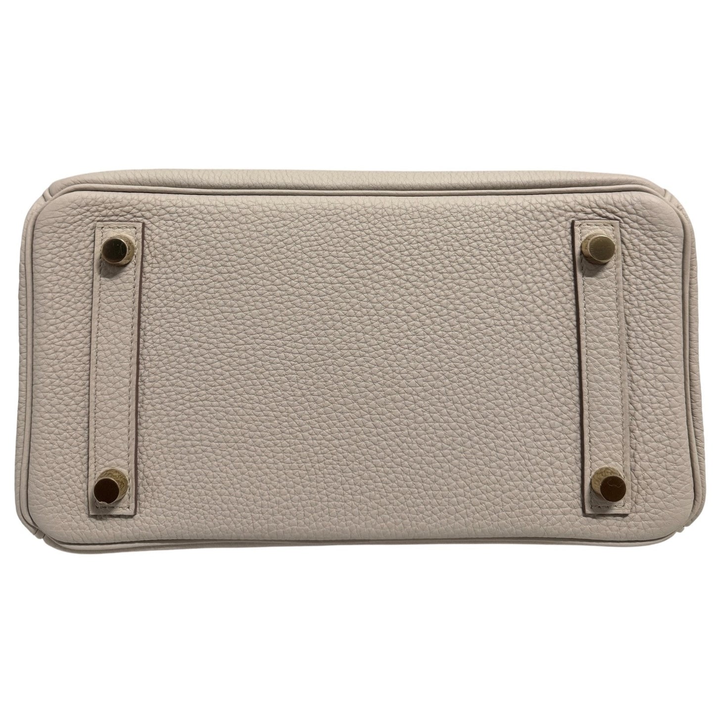 Hermes Birkin 25 Beton Beige Cream Togo Leather Gold Hardware