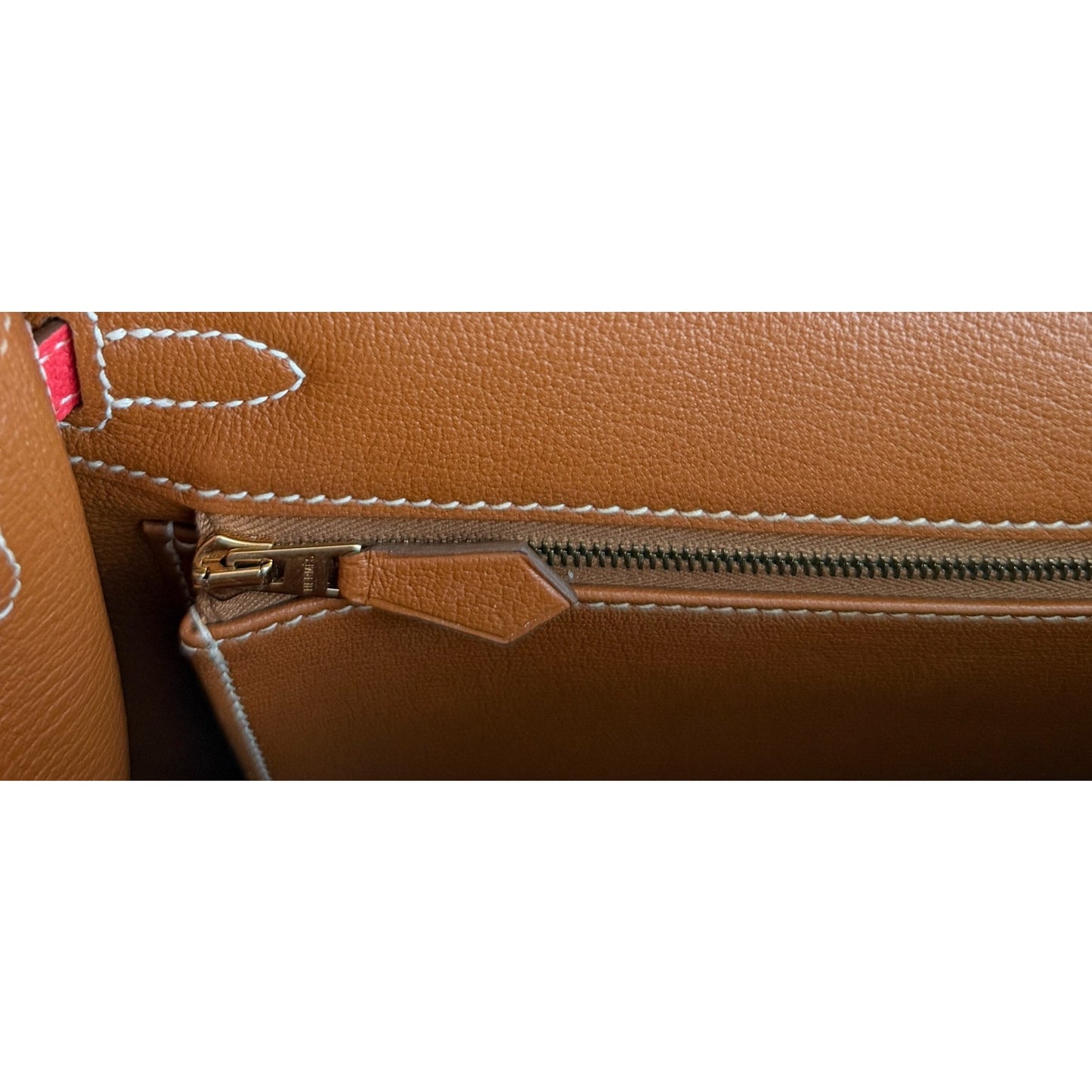 Hermes Kelly 25 Sellier Candy Rose Jaipur Pink Gold Epsom Permabrass Hardware