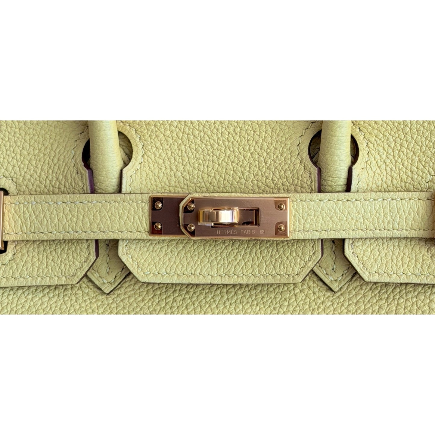 Hermes Birkin 25 Jaune Poussin Yellow Togo Leather Gold Hardware