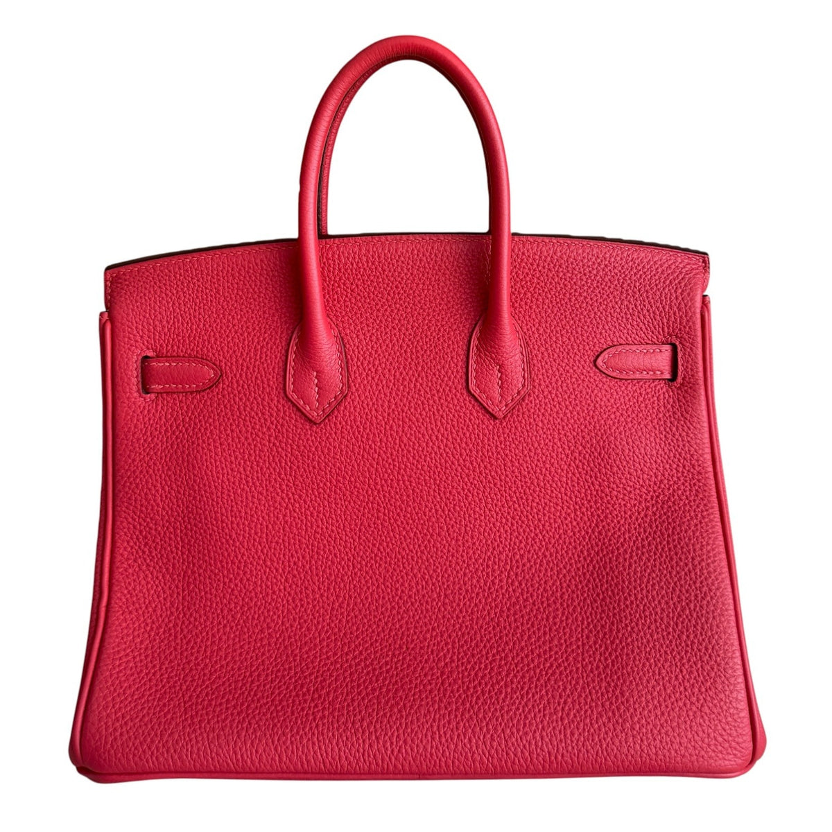 Hermes Birkin 25 Rouge Pivoine Red Togo Leather Gold Hardware