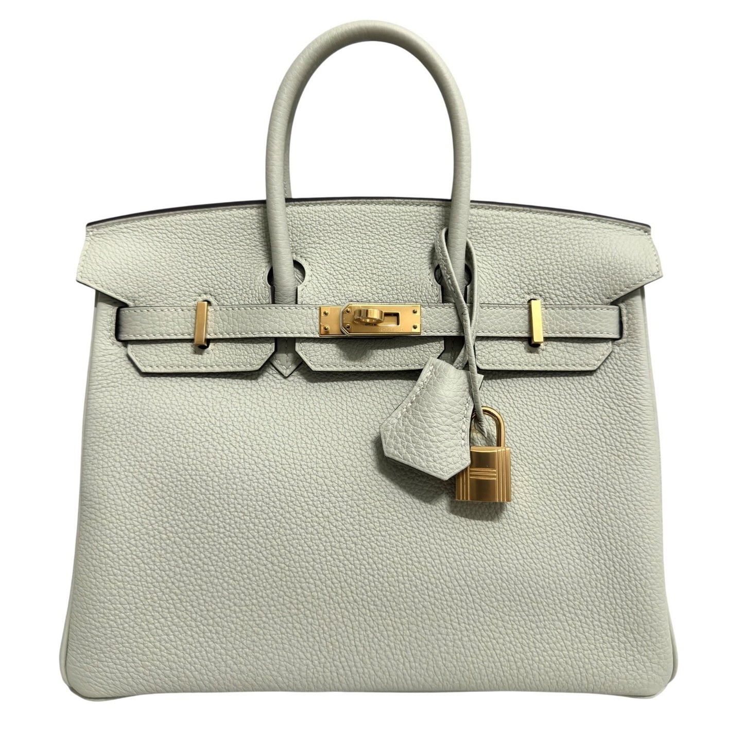 Hermes Birkin 25 Gris Neve Gray Togo Leather Gold Hardware