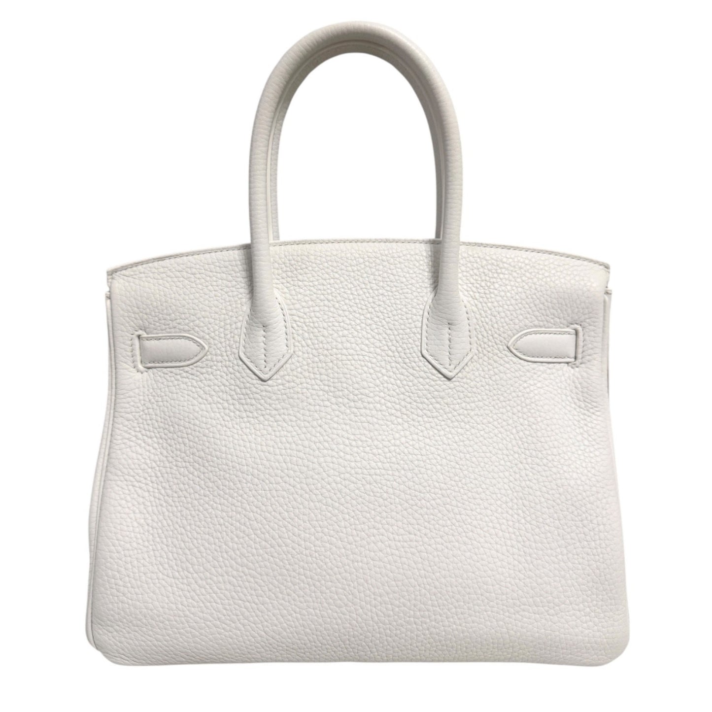 Hermes Birkin 30 White Blanc Togo Leather Palladium Hardware