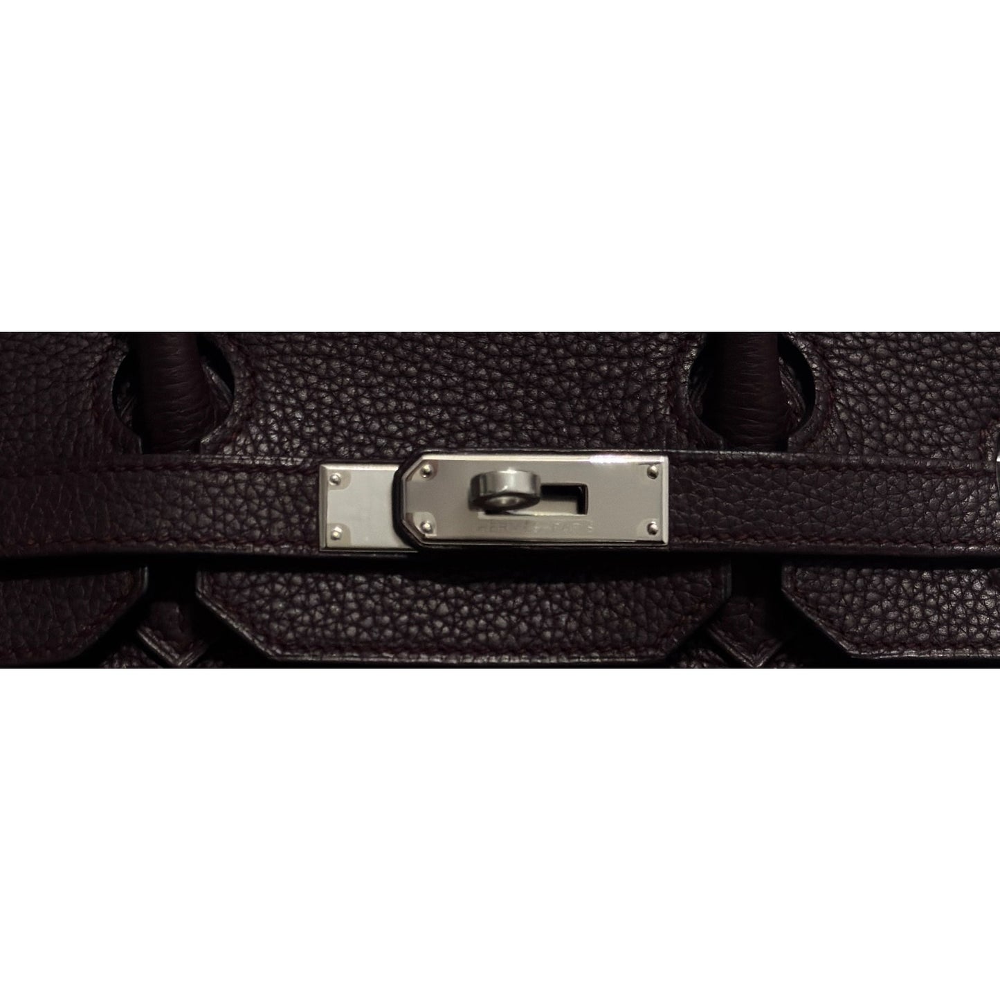 Hermes Birkin 35 Bourdeaux Red Burgundy Togo Leather Palladium Hardware RARE