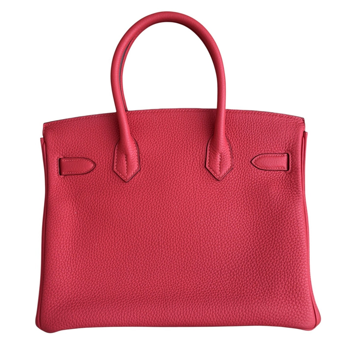Hermes Birkin 30 Rouge Pivoine Red Togo Leather Gold Hardware