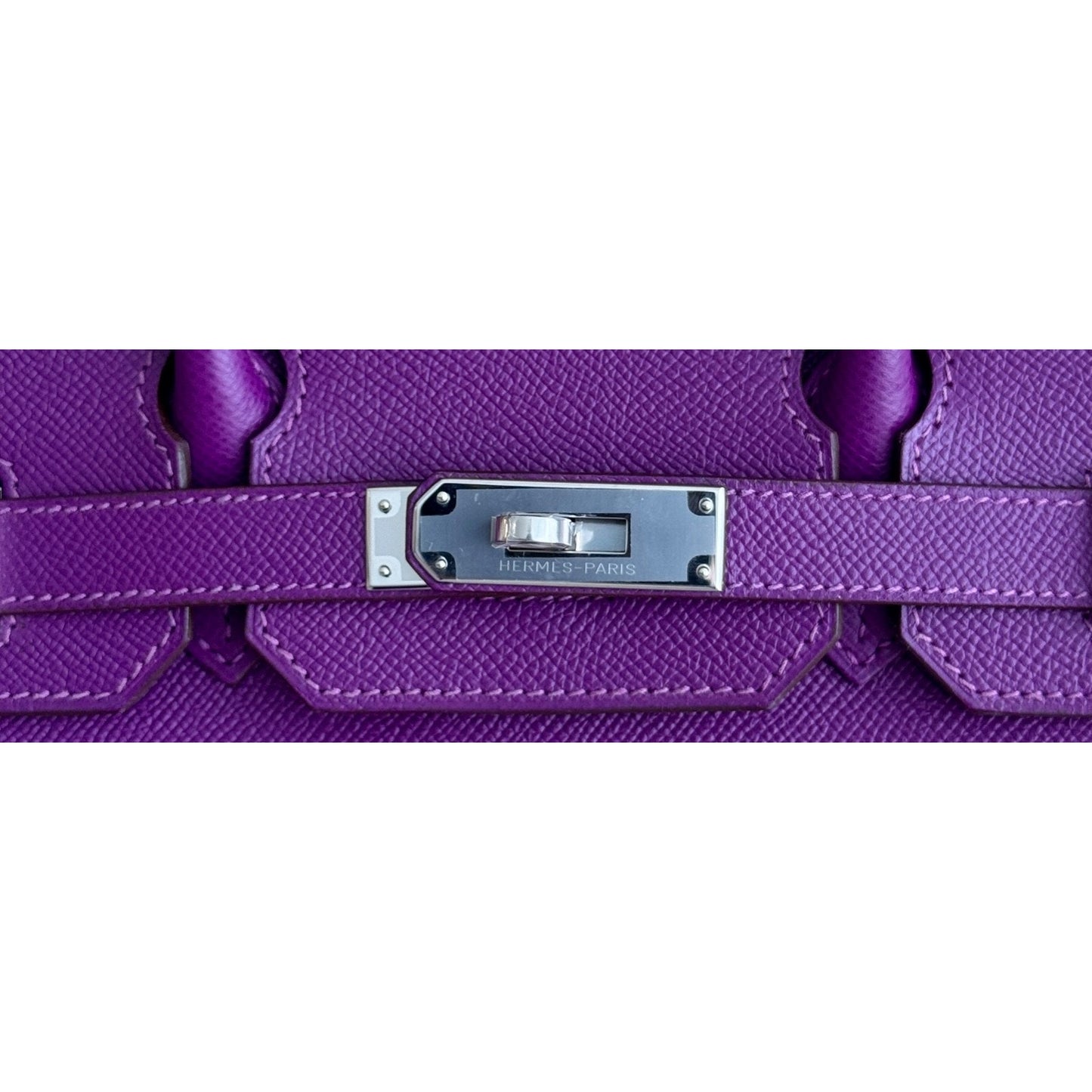 Hermes Birkin 30 Anemone Purple Epsom Leather Palladium Hardware
