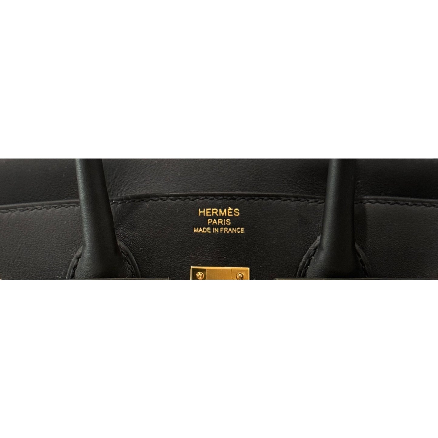 Hermes Birkin 25 Quadrille Black Noir Leather Blue Egee Toile Gold Hardware RARE